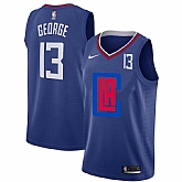 Clippers 13 Paul George Blue Nike City Edition Number Swingman Jersey Dzhi,baseball caps,new era cap wholesale,wholesale hats